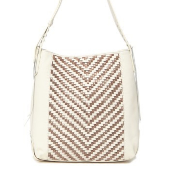 Kooba Dual Tone Leather Shoulder Bag - Picture 2 of 7